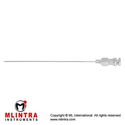 Quinke Lumbar Puncture Needle 18 G - With Luer Lock Connection Stainless Steel, Needle Size Ø 1.2 x 89 mm